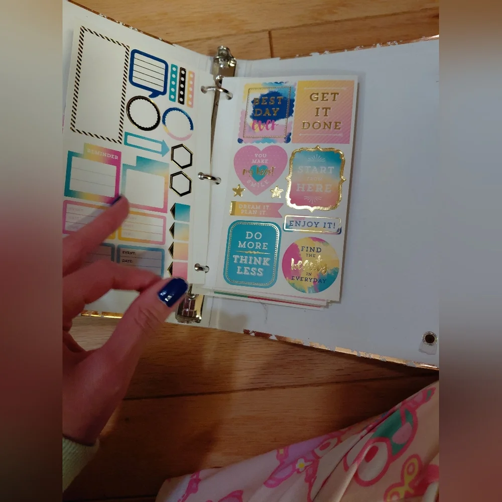 Mini Binder Of Planner Stickers